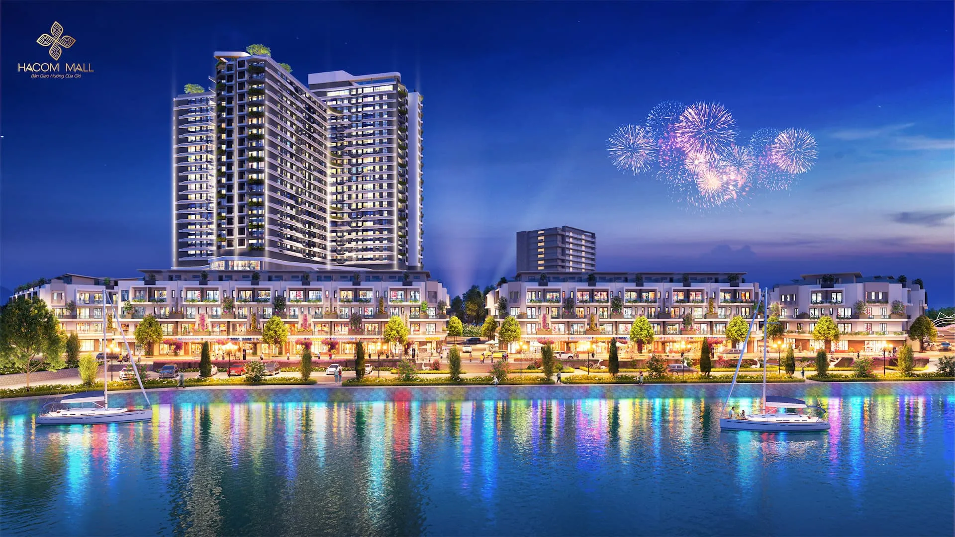 phối cảnh dự án hacom mall