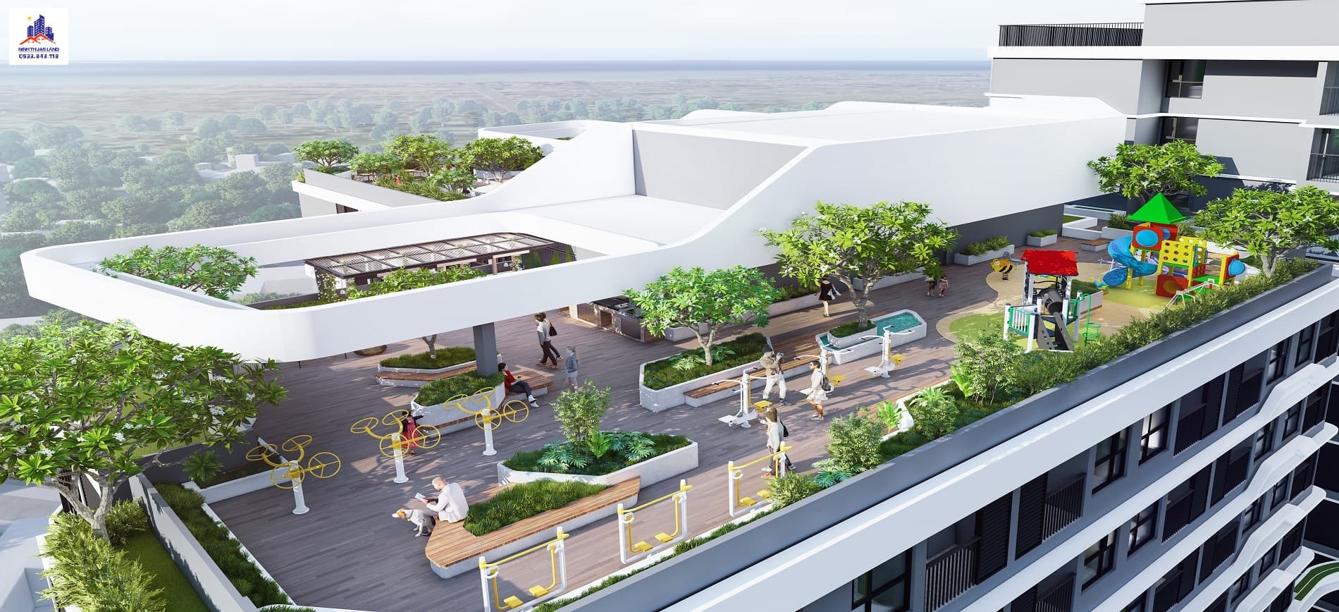 vườn treo Hacom Mall