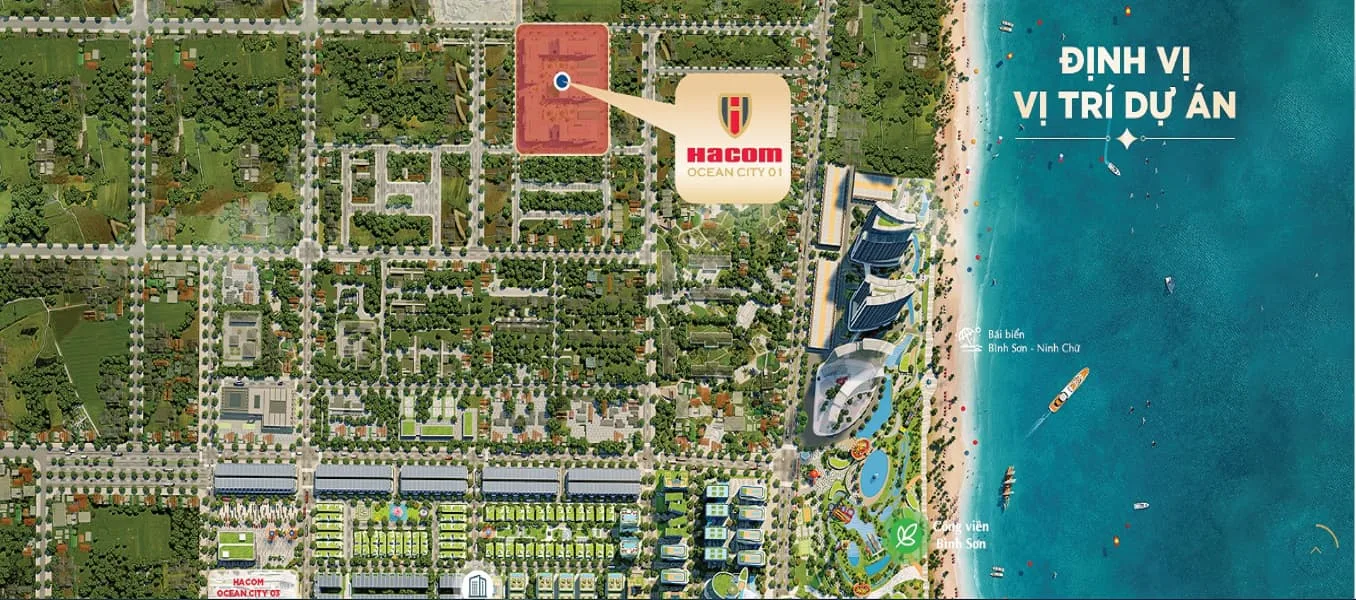 định vị dự án hacom ocean city