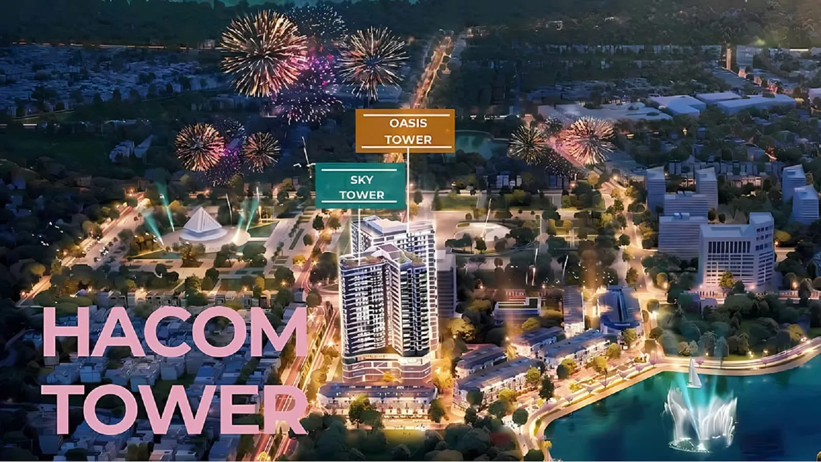 mặt bằng tổng thể hacom tower