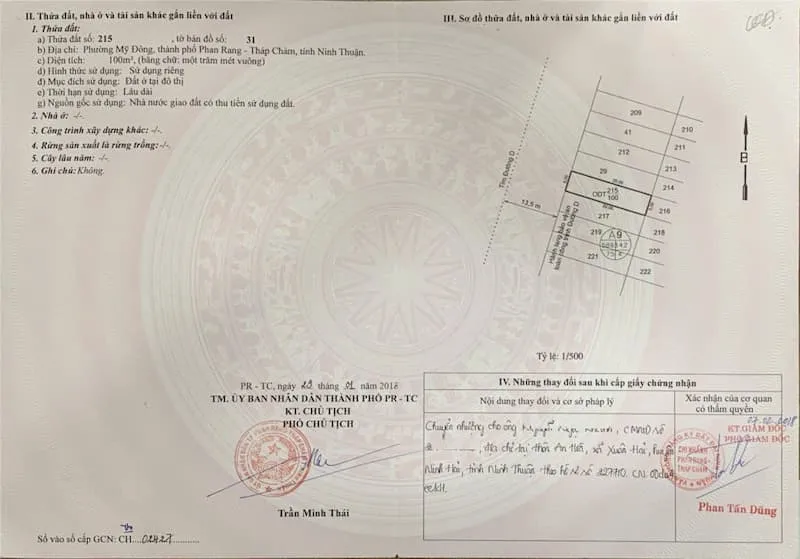 BÁN GẤP LÔ ĐẤT 100M² ODT KHU TĐC MỸ ĐÔNG VỊ TRÍ GIAO THOA PHAN RANG & KHÁNH HÒA - Ảnh 7