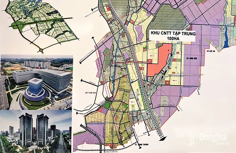 Khu công nghệ số tập trung Long Thành có quy mô hơn 119 ha