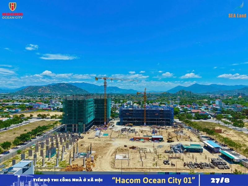 Cập nhật tiến độ dự án hacom ocean city ngày 27/8/2026