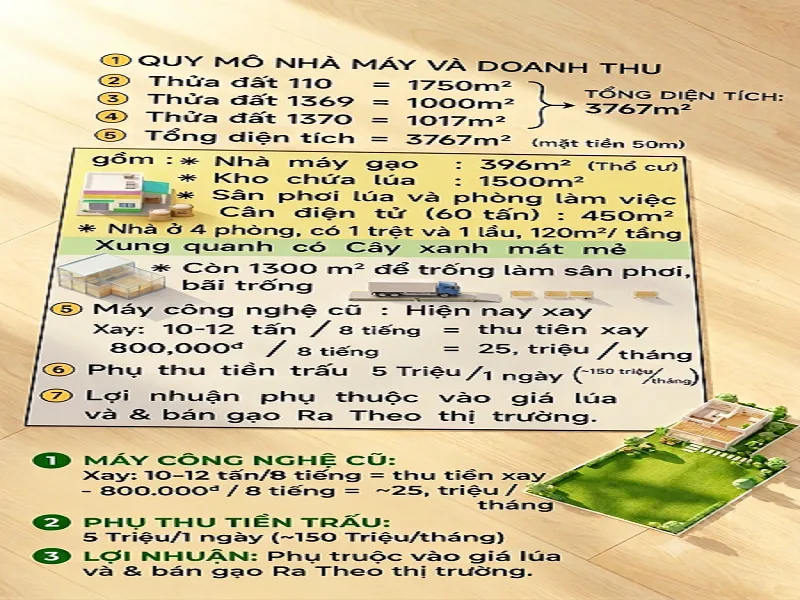 Bán Nhà máy Xay lúa 3.767m2 Mặt tiền QL1A Khánh Hòa Khai thác ngay - Ảnh 4