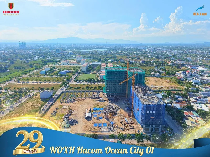 Cập nhật tiến độ NOXH Hacom Ocean City 01 (Nam Khánh Hòa) đến 29/10/2026