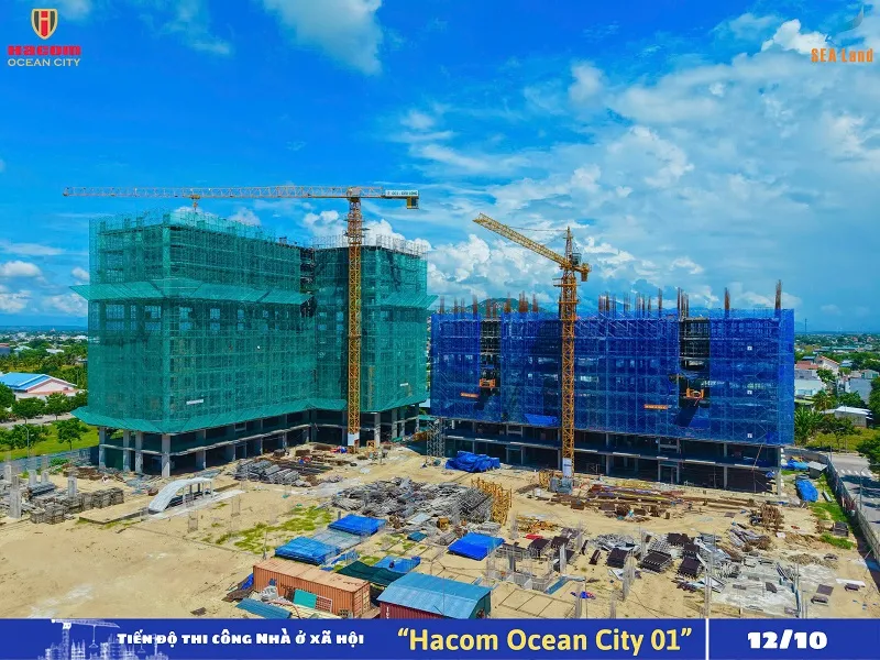 cập nhật tiến độ dự án hacom ocean city tháng 10/2026